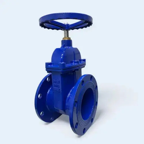 VALV. GAVETA FLANGE CP. CURTODN100 PN 10 VOLANTE