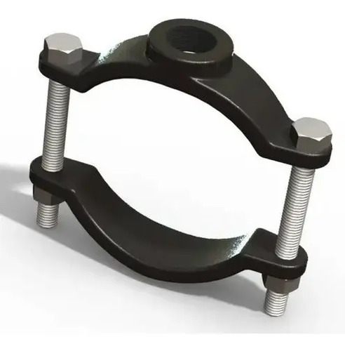Kit C/ 4 Colar De Tomada Ferro Fundido 75mm X 1/2 Pvc/pba